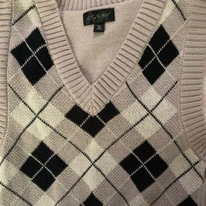 Argyle sweater vest